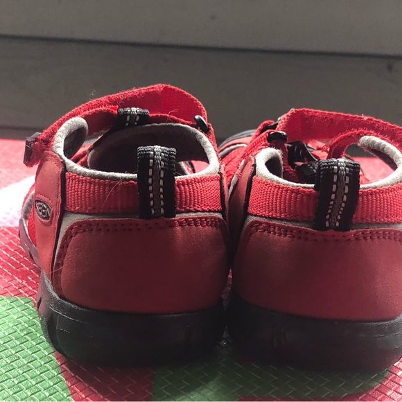KEEN Toddler Seacamp II CNX Racing Red/Gargoyle 1014470 Water Shoes Size 13 - Picture 7 of 11